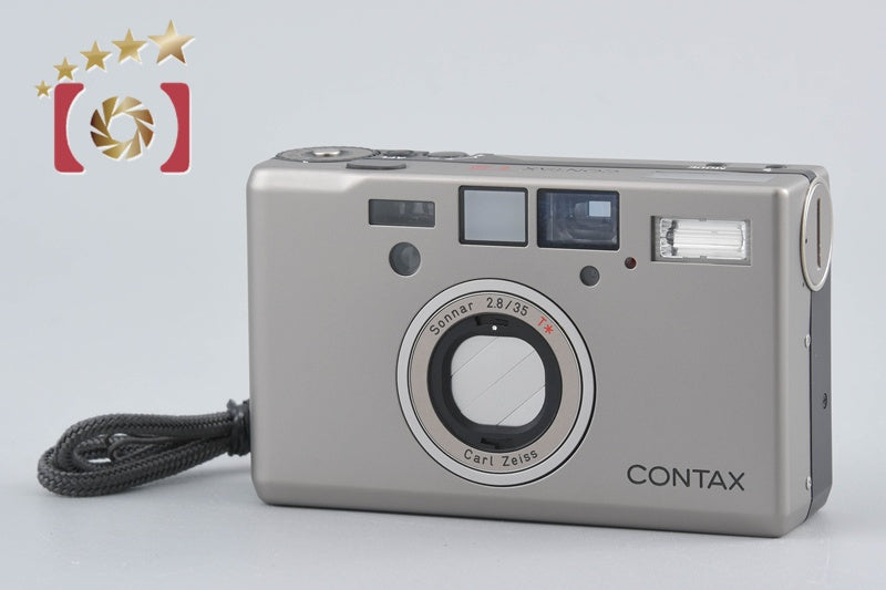 【中古】CONTAX コンタックス T3 シングルティース コンパクトフィルムカメラ データバック付属