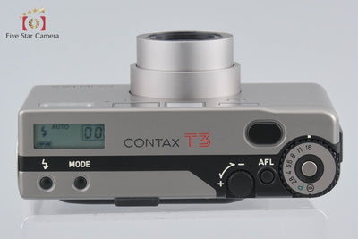[Used] CONTAX T3 Single Tooth Compact Film Camera with Data Back