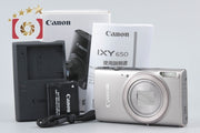 [Used] Canon IXY 650 Silver Compact Digital Camera with Original Box
