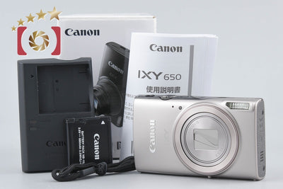 [Used] Canon IXY 650 Silver Compact Digital Camera with Original Box