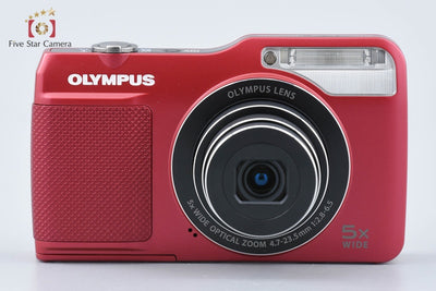 【中古】OLYMPUS オリンパス VG-170 レッド コンパクトデジタルカメラ