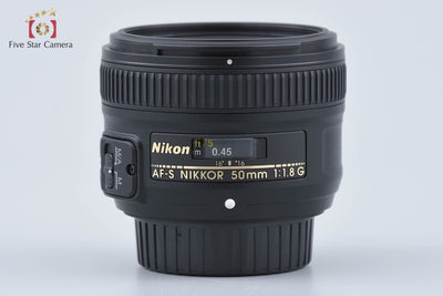 【中古】Nikon ニコン AF-S NIKKOR 50mm f/1.8 G
