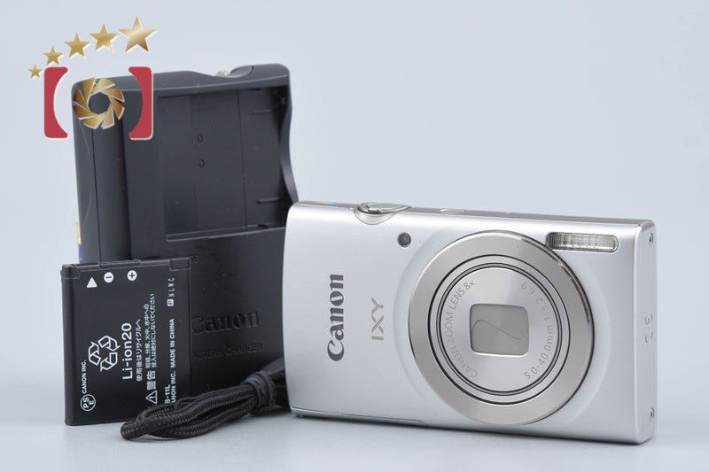 [Used] Canon IXY 180 Silver Compact Digital Camera