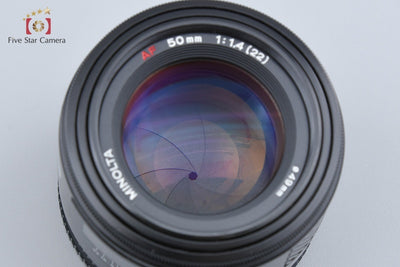[Used] MINOLTA AF 50mm f/1.4 Old Type