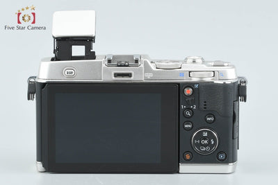 【中古】OLYMPUS オリンパス PEN E-P5 シルバー + M.ZUIKO DIGITAL 14-42mm f/3.5-5.6 II ブラック