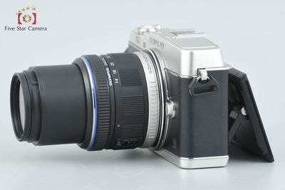【中古】OLYMPUS オリンパス PEN E-P5 シルバー + M.ZUIKO DIGITAL 14-42mm f/3.5-5.6 II ブラック