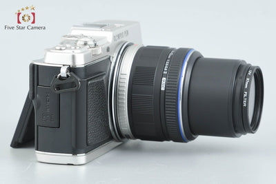 【中古】OLYMPUS オリンパス PEN E-P5 シルバー + M.ZUIKO DIGITAL 14-42mm f/3.5-5.6 II ブラック