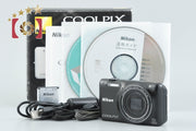 [Used] Nikon COOLPIX S6600 Black Compact Digital Camera with Original Box