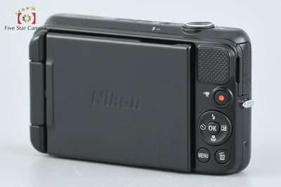 [Used] Nikon COOLPIX S6600 Black Compact Digital Camera with Original Box