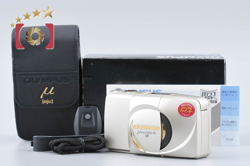 【中古】OLYMPUS オリンパス μ[mju:] ZOOM 140 VF コンパクトフィルムカメラ 元箱付き