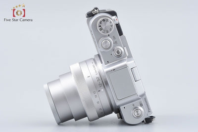 【中古】Panasonic パナソニック LUMIX DMC-GF7 シルバー + LUMIX G VARIO 12-32mm f/3.5-5.6 ASPH. MEGA O.I.S. H-FS12032 シャッター回数僅少