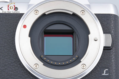 【中古】Panasonic パナソニック LUMIX DMC-GF7 シルバー + LUMIX G VARIO 12-32mm f/3.5-5.6 ASPH. MEGA O.I.S. H-FS12032 シャッター回数僅少