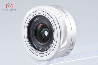 【中古】Panasonic パナソニック LUMIX DMC-GF7 シルバー + LUMIX G VARIO 12-32mm f/3.5-5.6 ASPH. MEGA O.I.S. H-FS12032 シャッター回数僅少