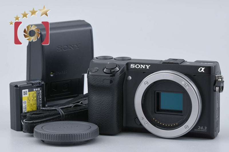 【中古】SONY ソニー α NEX-7 ブラック ミラーレス一眼カメラ シャッター回数僅少