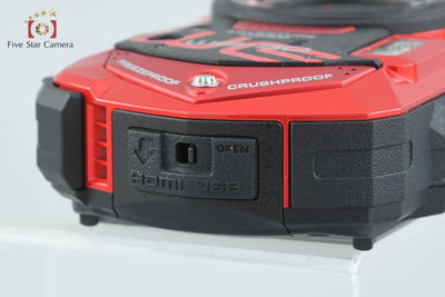 [Used] RICOH PENTAX WG-30 Vermillion Red Waterproof Action Camera, Low Shutter Count, With Original Box