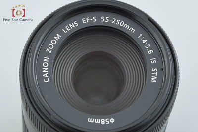 [Used] Canon EF-S 55-250mm f/4-5.6 IS STM with original box
