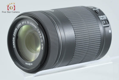 [Used] Canon EF-S 55-250mm f/4-5.6 IS STM with original box