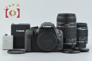 【中古】Canon キヤノン EOS Kiss X3 + EF-S 18-55mm f/3.5-5.6 IS II + EF-S 55-250mm f/4-5.6 IS II