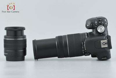 【中古】Canon キヤノン EOS Kiss X3 + EF-S 18-55mm f/3.5-5.6 IS II + EF-S 55-250mm f/4-5.6 IS II