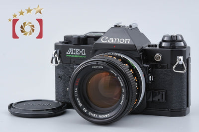 [Used] Canon AE-1 PROGRAM Black + FD 50mm f/1.4 S.S.C.
