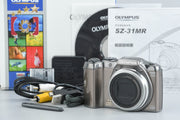 Used: OLYMPUS Olympus SZ-31MR Silver Compact Digital Camera, with original box