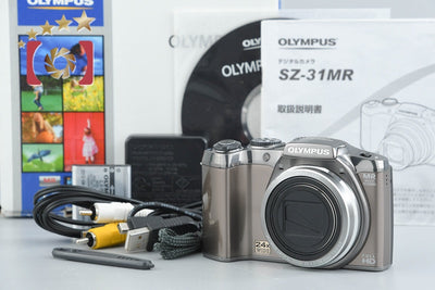 Used: OLYMPUS Olympus SZ-31MR Silver Compact Digital Camera, with original box
