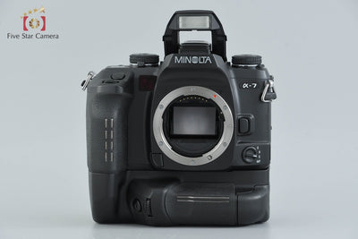 [Used] MINOLTA α-7 Film SLR Camera + VC-7 Battery Grip