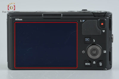 [Used] Nikon COOLPIX S9500 Matte Black Compact Digital Camera