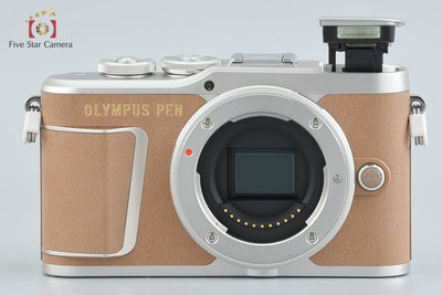 [Used] OLYMPUS Olympus PEN E-PL9 Brown Double Zoom Kit, low shutter count, with original box