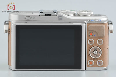[Used] OLYMPUS Olympus PEN E-PL9 Brown Double Zoom Kit, low shutter count, with original box
