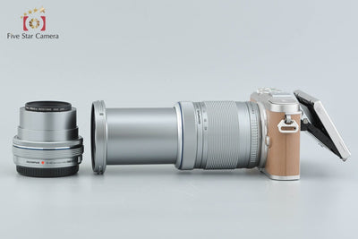 [Used] OLYMPUS Olympus PEN E-PL9 Brown Double Zoom Kit, low shutter count, with original box