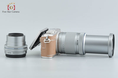 [Used] OLYMPUS Olympus PEN E-PL9 Brown Double Zoom Kit, low shutter count, with original box