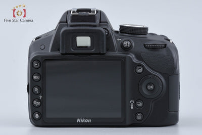 [Used] Nikon D3200 Black Digital SLR Camera, Low Shutter Count
