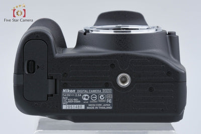 [Used] Nikon D3200 Black Digital SLR Camera, Low Shutter Count