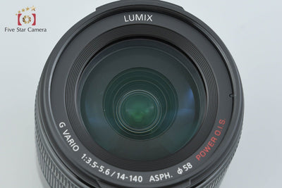 [Used] Panasonic LUMIX G VARIO 14-140mm f/3.5-5.6 ASPH. POWER O.I.S. H-FS14140 Black