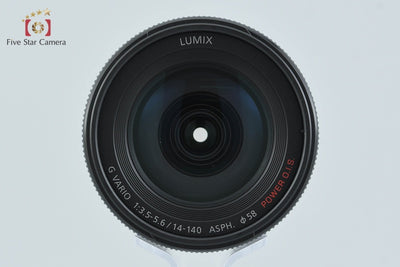 [Used] Panasonic LUMIX G VARIO 14-140mm f/3.5-5.6 ASPH. POWER O.I.S. H-FS14140 Black