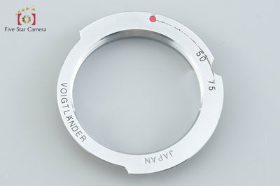 [Used] Voigtlander M-Bayonet 50mm 75mm Adapter Ring