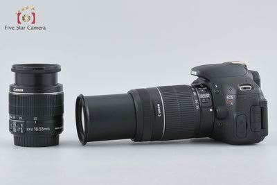 【中古】Canon キヤノン EOS Kiss X5 ダブルズームレンズキット 元箱付き