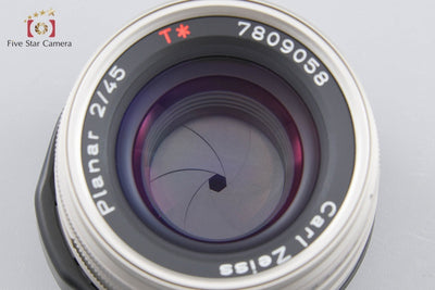 【中古】CONTAX コンタックス Carl Zeiss Planar 45mm f/2 T*