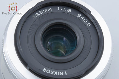 [Used] Nikon 1 NIKKOR 18.5mm f/1.8 Silver