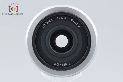 [Used] Nikon 1 NIKKOR 18.5mm f/1.8 Silver