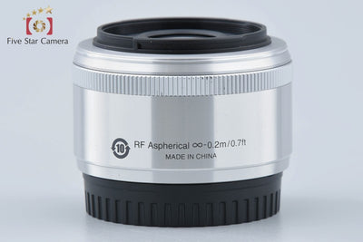 [Used] Nikon 1 NIKKOR 18.5mm f/1.8 Silver