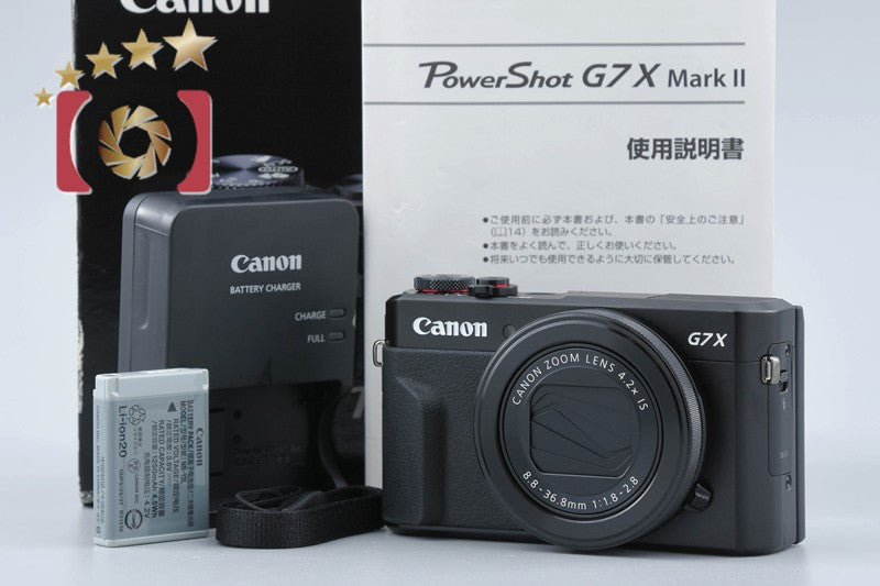 [Used] Canon PowerShot G7 X Mark II Compact Digital Camera with Original Box