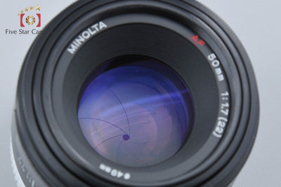[Used] MINOLTA AF 50mm f/1.7 Old Type
