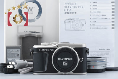 【Used】OLYMPUS Olympus PEN E-PL9 14-42mm EZ Lens Kit Black with Original Box