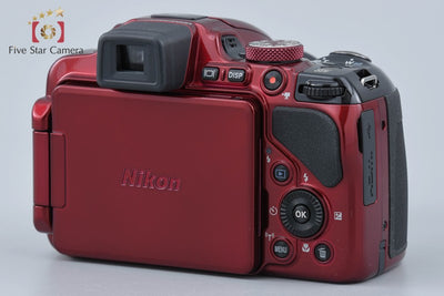 [Used] Nikon COOLPIX P600 Red Compact Digital Camera