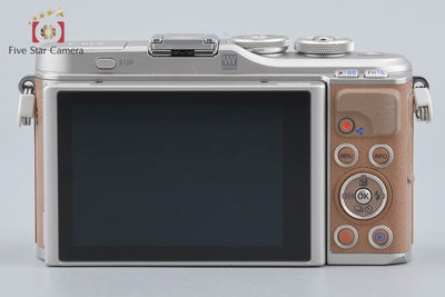 [Used] OLYMPUS PEN E-PL9 Brown Double Zoom Kit, Low Shutter Count