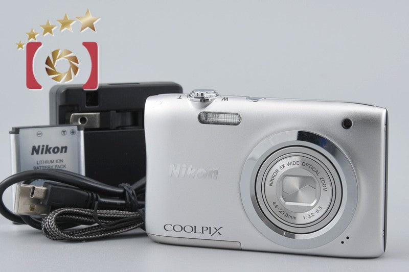 [Used] Nikon COOLPIX A100 Silver Compact Digital Camera
