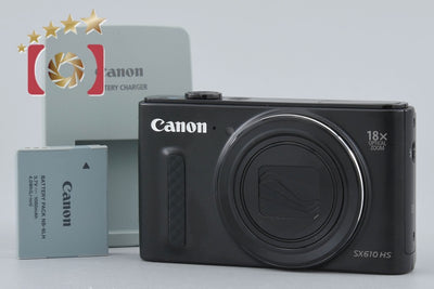 [Used] Canon PowerShot SX610 HS Black Compact Digital Camera