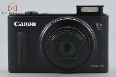 [Used] Canon PowerShot SX610 HS Black Compact Digital Camera